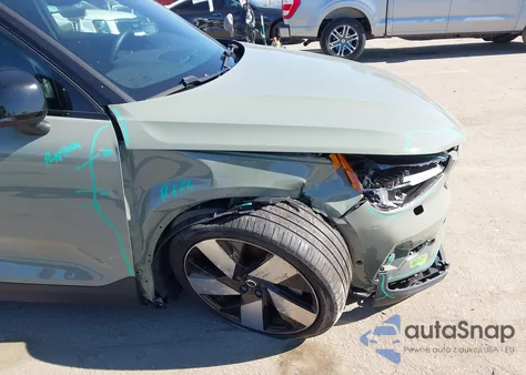 2023 Volvo Xc40 Recharge Pure Electric Twin Ultimate from USA, damaged, VIN YV4ED3UM2P2086867